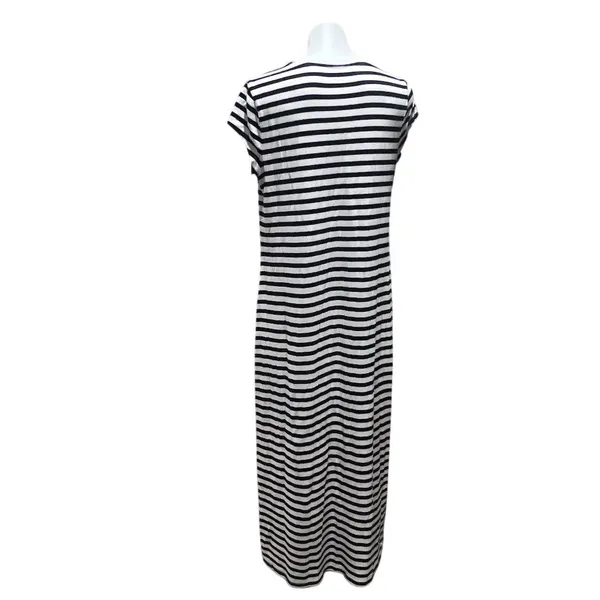 A New Day Women's Striped Maxi Dress Black & White Size XL - Image 2
