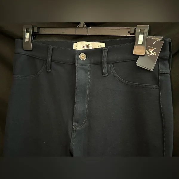 Hollister Black Natural Waist Jean Leggings 30x29 SZ 11 NWT - Image 5
