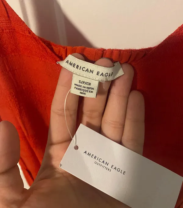 American Eagle Red  Outfitters Dress - Image 4