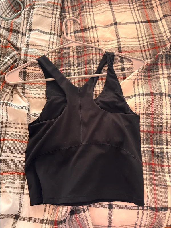 Black crop tank - Image 2