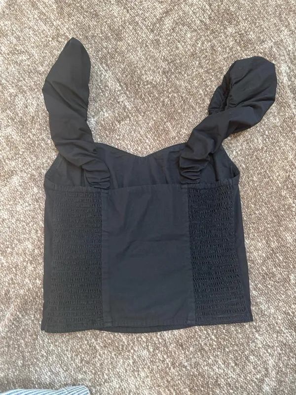 Abercrombie Puff Sleeve Tank Top - Image 2