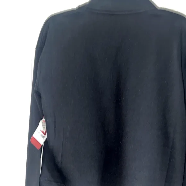 Reebok Black Quarter-Zip Sweatshirt with Mock‎ Neck - Image 6