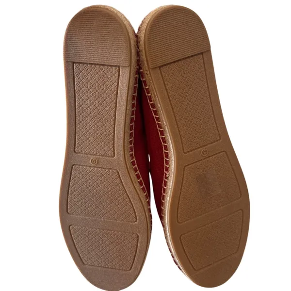 Tory‎ Burch Ozzie Ox Espadrilles Lunar New Year Red Size 9 Rare - Image 6