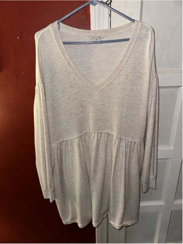 American Eagle V-Neck Babydoll Dress - Image 4