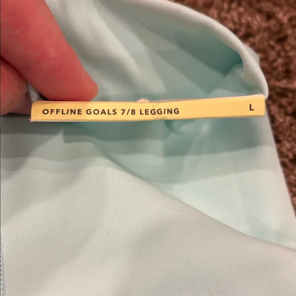 Aerie Light Blue Leggings - Image 4