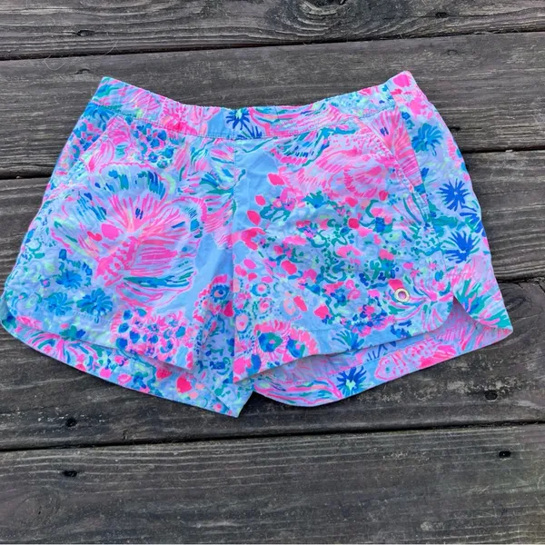 Lilly Pulitzer Womens Casual Shorts Feminine Coastal Vacation Resortwear|Size:XS - Image 14