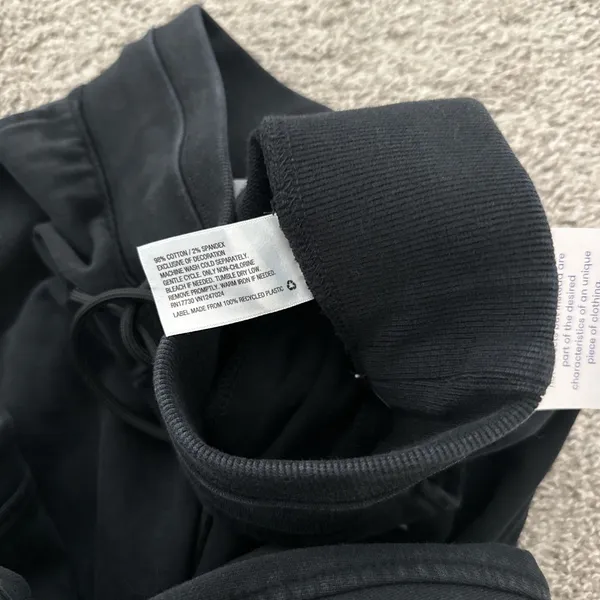 JoyLab Black Drawstring Joggers with Tapered Cuffs - Image 9