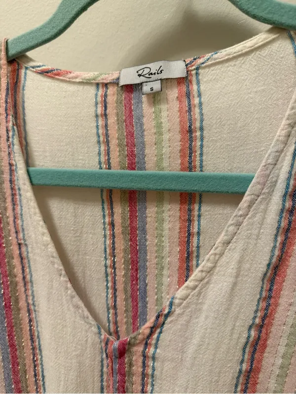 Rails Lucca Dress Havana Stripe - Image 4