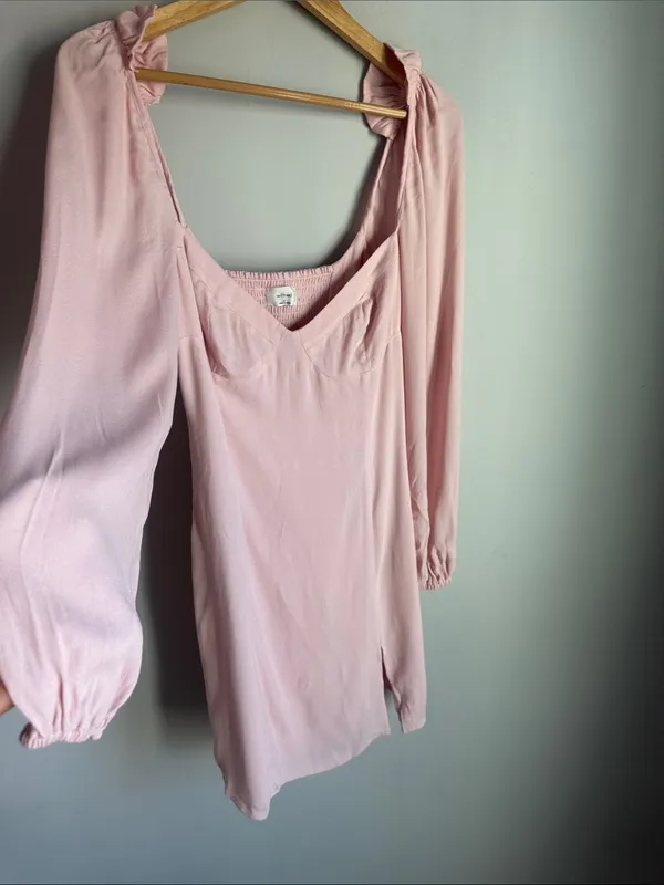 Aritzia Wilfred Novella Dress in Poetic Pink 4 - Image 8