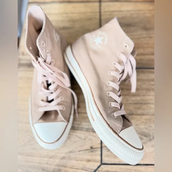 Converse Chuck Taylor All Star High Top "Parchment," "Oatmeal," or "Desert Sage. - Image 4