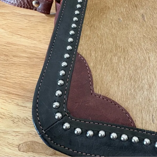 Riata Tan‎ And Brown Crossbody Purse - Image 4