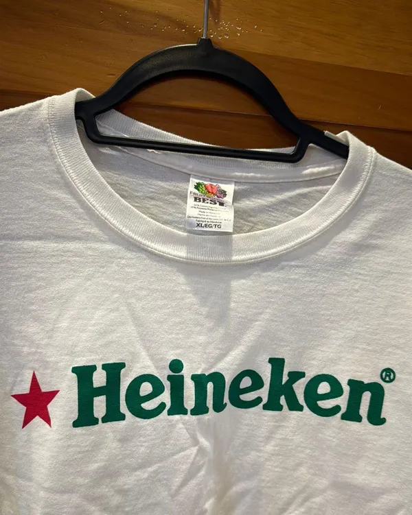 Fruit of the Loom Heineken Graphic T Shirt - Image 4
