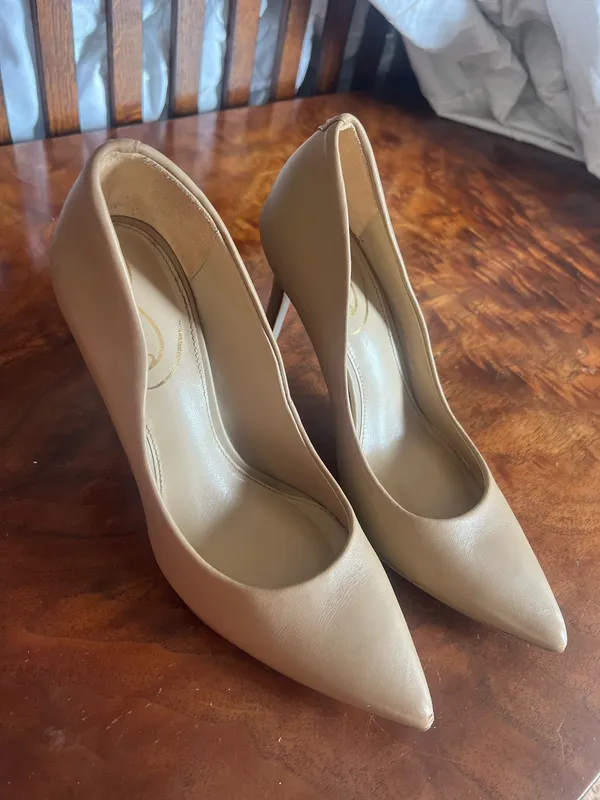 Sam Edelman Heels Tan Pointed Toe - Image 2