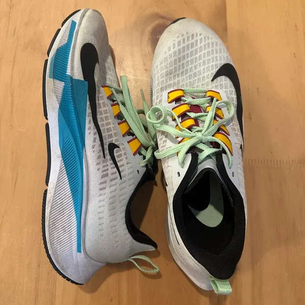 Nike Air Zoom Pegasus 37 Premium White Oracle Aqua size 9.5‎ women’s - Image 2