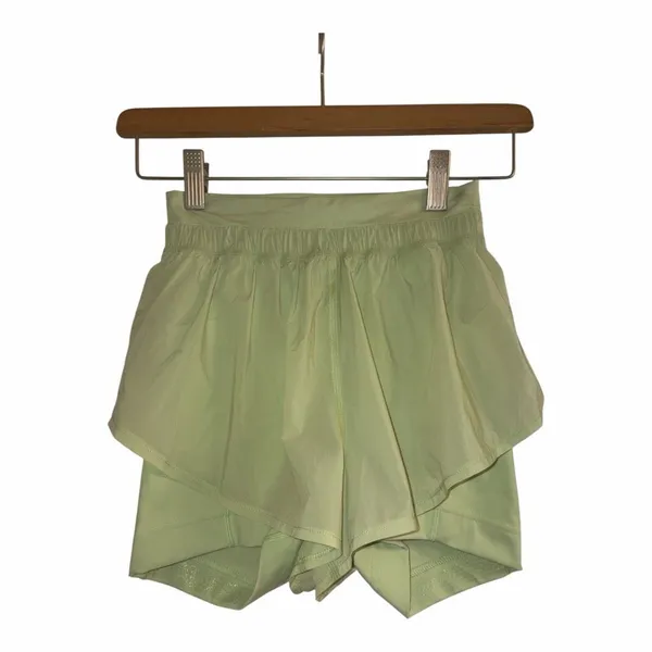 ✨Lululemon Translucent 2-in-1 High-Rise Lemongrass 3” Sz XXS Shorts✨ - Image 9