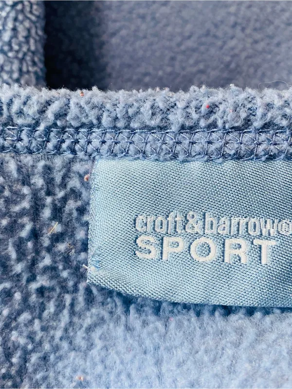 VINTAGE CROFT & BARROW Fleece Embroidered Granny Cardigan - Image 5
