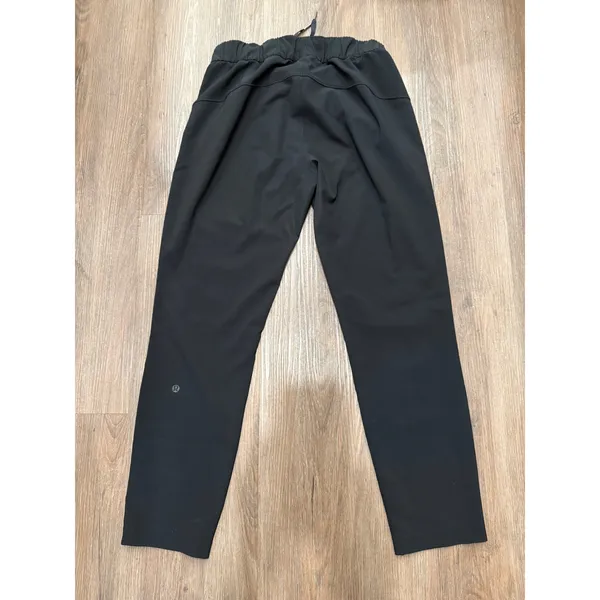 Lululemon On the Fly 7/8 Pant Black Luxtreme High Rise Drawstring Size 6 LW5BS1S - Image 3