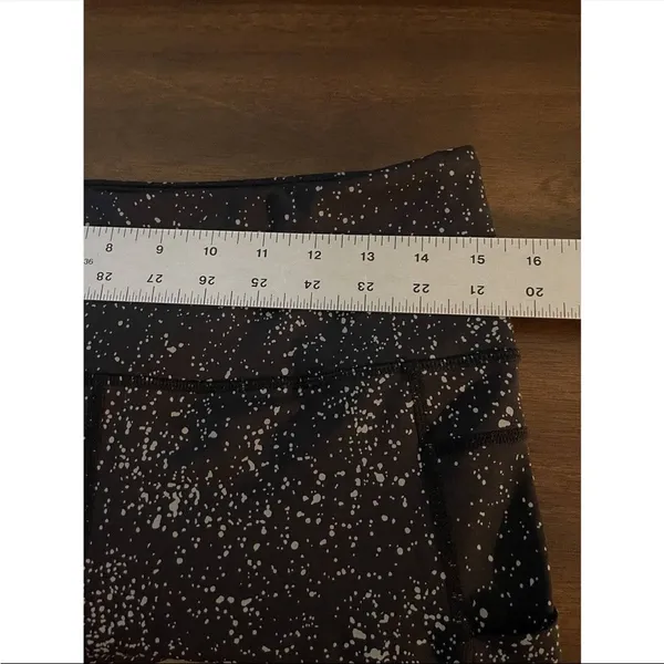 ZYIA Black Reflective Mirage Pocket Light n Tight Hi-Rise 7/8 24" Size 12 - Image 6
