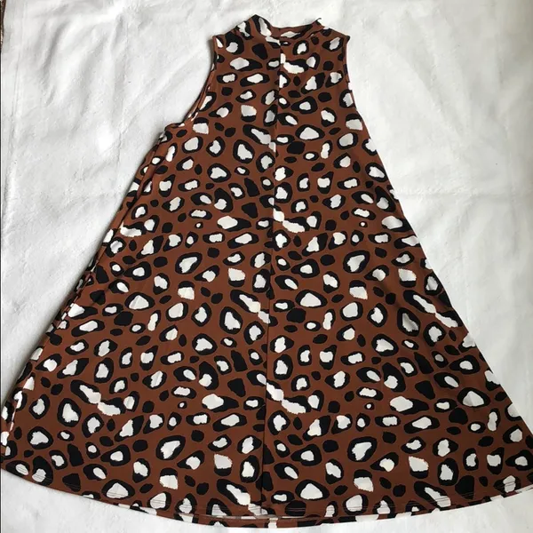 KAARI BLUE Animal Print Swing Mini Dress - Image 4