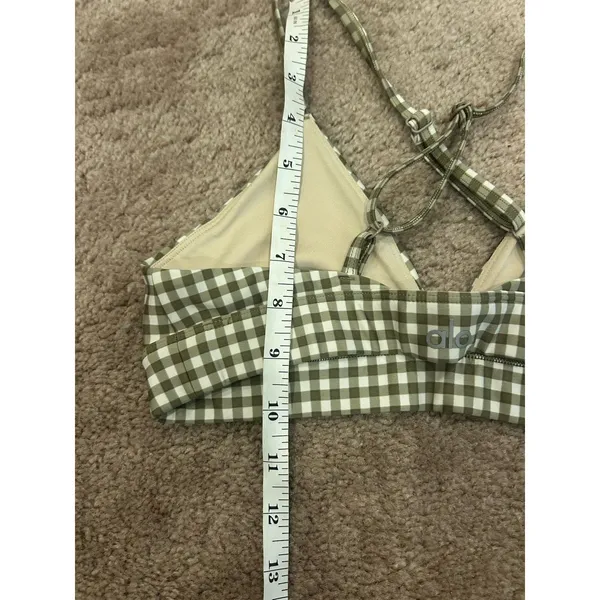 Alo Yoga Airlift Gingham Splendor Bra XS - Image 5