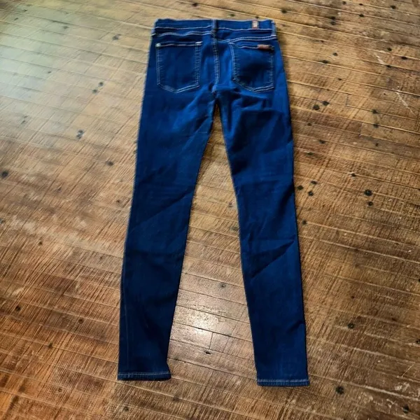 7 for All Mankind normcore ankle skinny size 27 jeans - Image 4