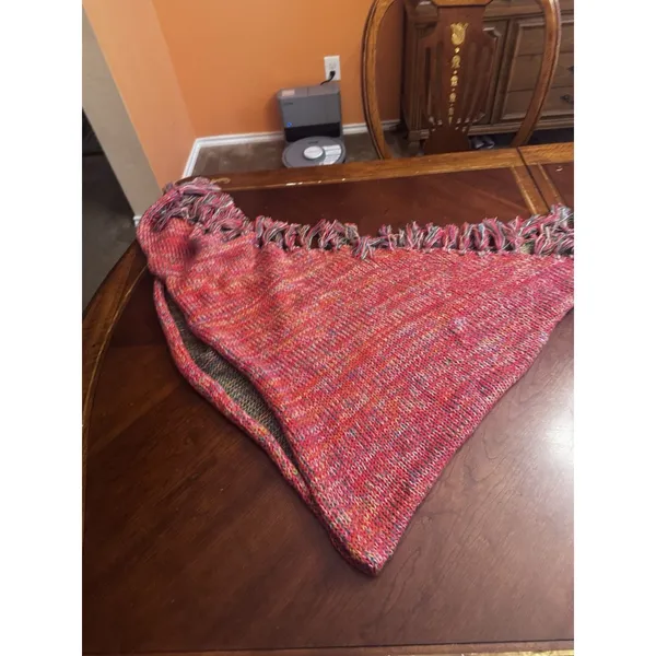 Unbranded Women's Poncho Sweater/ Cape Fringed - Image 5