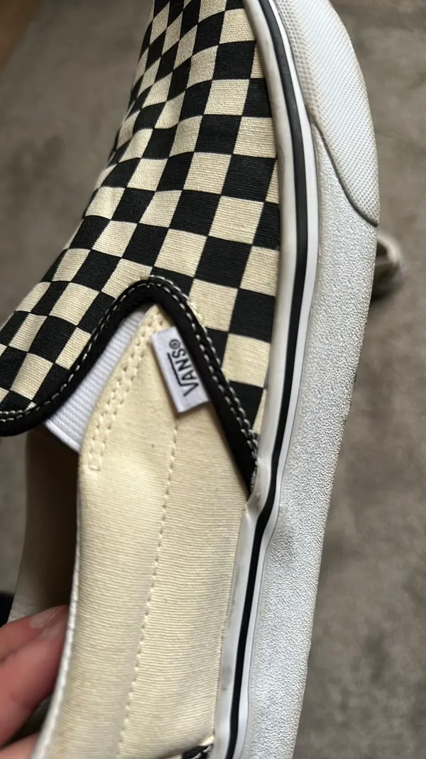 Men’s Slip-On Vans Checkered - Image 8