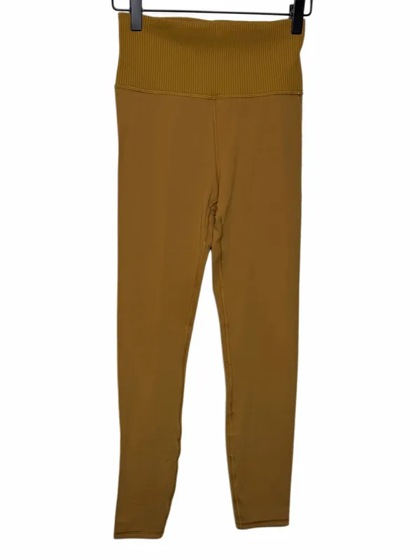 NWT VUORI Rib Studio Dark Golden Leggings - Image 3