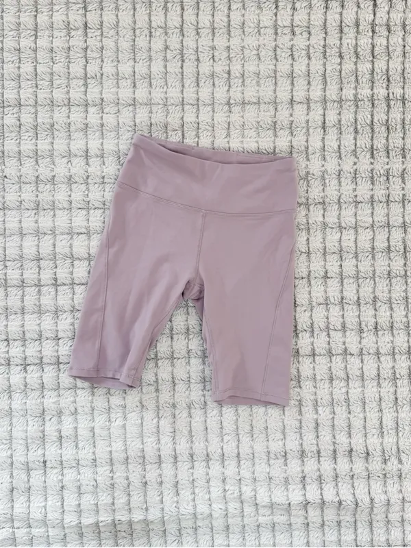 CALIA by Carrie Underwood Dusty Lavender High-Rise Bike Shorts - Image 2