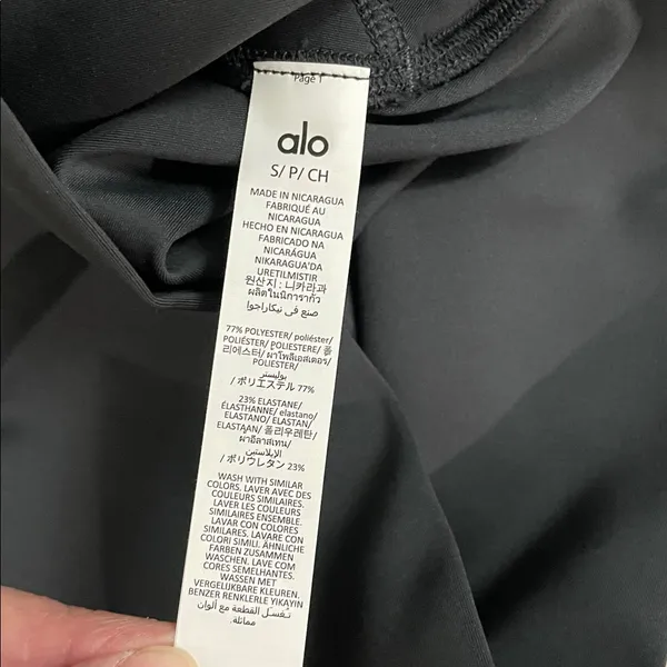 Alo Yoga NWT Airlift High Waist Leggings Anthracite Grey Size S - Image 6