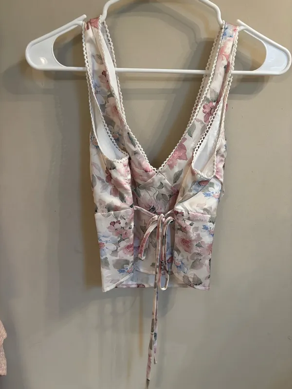 VICI Floral Satin 2 Piece Set - Image 5