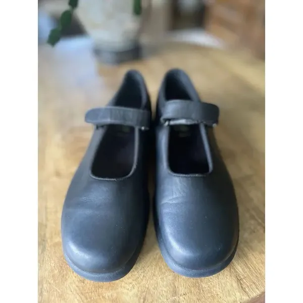 Tommy Hilfiger Black Leather Mary Jane Flats Women’s US 8.5M - Image 2
