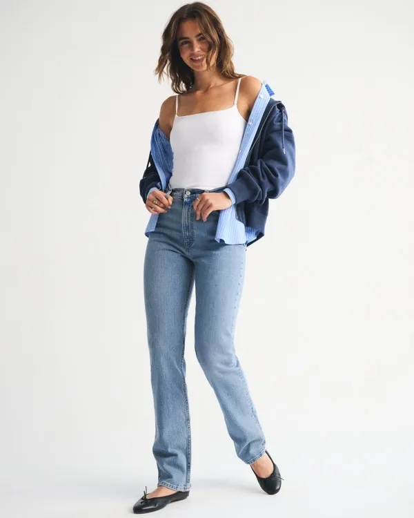 Abercrombie & Fitch Ultra High Rise 90s Straight Jean - Image 2