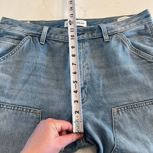 Aritzia‎ Denim Forum The Lou Low Rise Carpenter Loose Fit Utility Cargo Jeans - Image 11