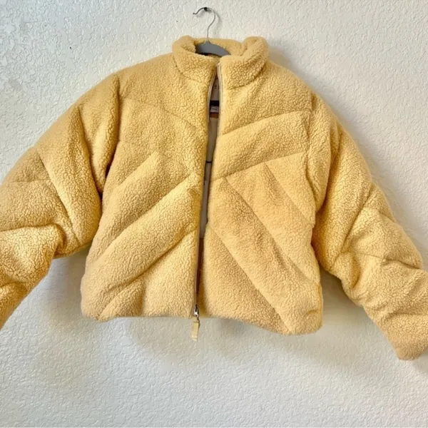 NEW EAVES x REVOLVE Izzy Jacket‎ in Beige Cream tan Size Small - Image 5