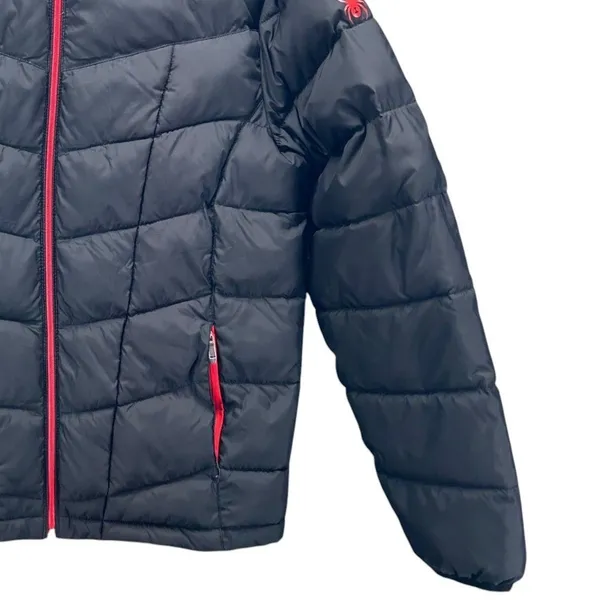 Spyder Puffer‎ Ski Jacket Black Medium - Image 4