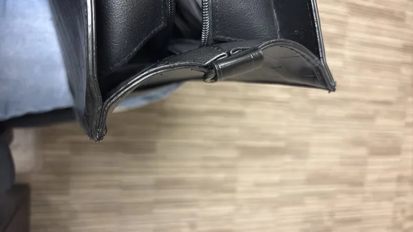BEIS Work Tote in Black Croc - Image 3