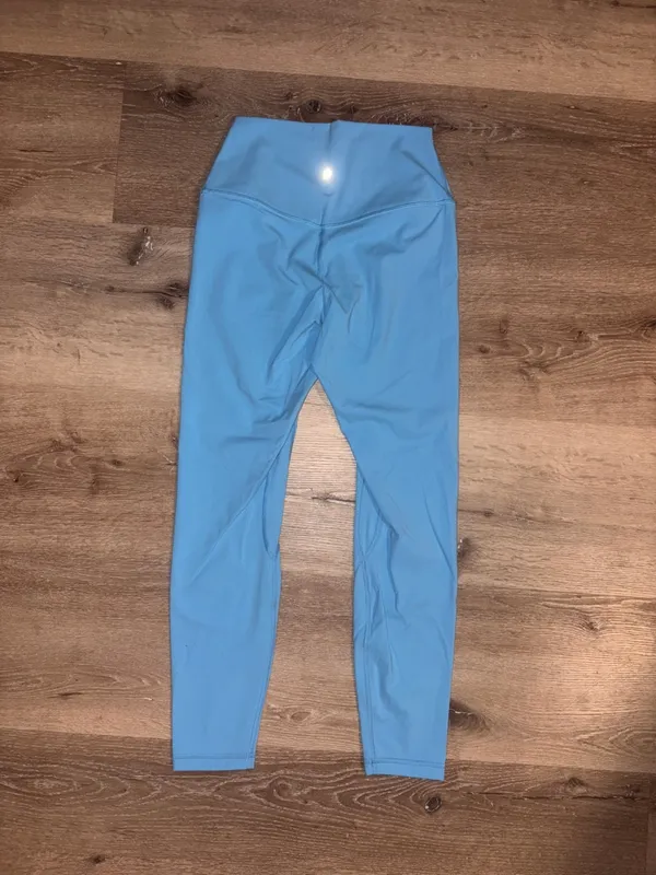 CRZ YOGA Sky Blue High-Rise Leggings - Image 2
