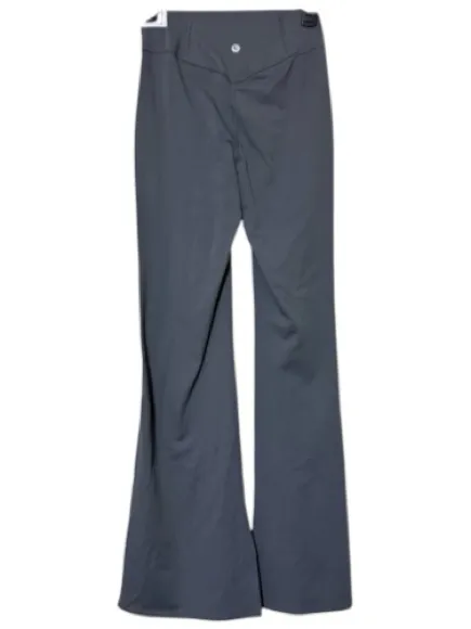 Baleaf women’s size medium grey wide leg slit side yoga pants leggings new - Image 2