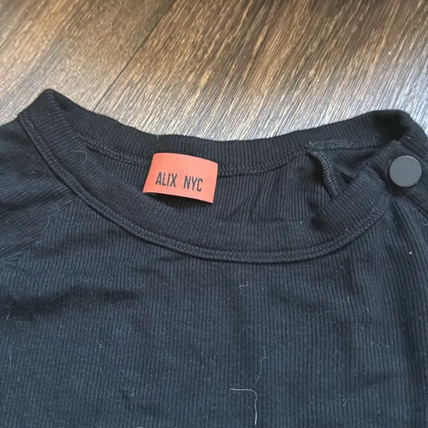 Alix NYC BLACK SHIRT Size M - Image 2