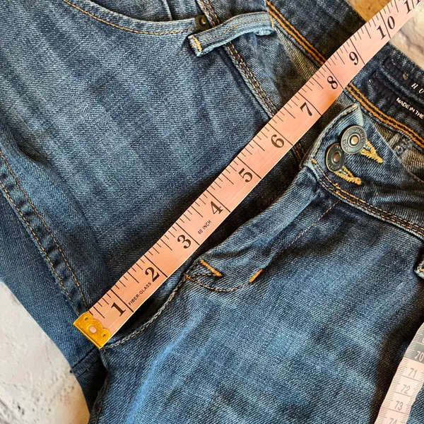Hudson VTG Y2K Low Rise Womens Jeans 29 Flap Pockets - Image 3