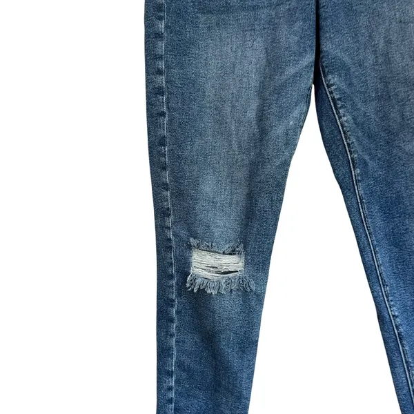 American Eagle Highest‎ Rise Mom Straight Leg Women's Blue Jeans Size 8 - Image 3