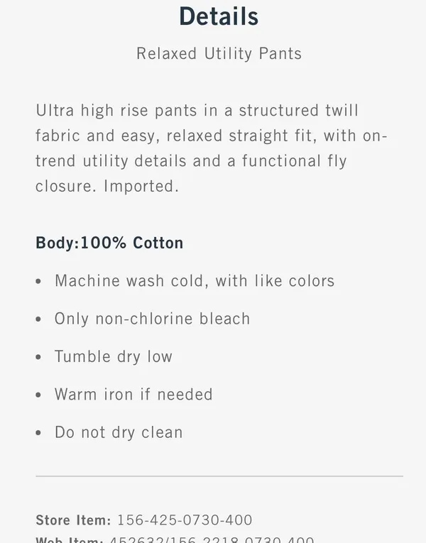 Abercrombie Relaxed Utility Pants - Image 7