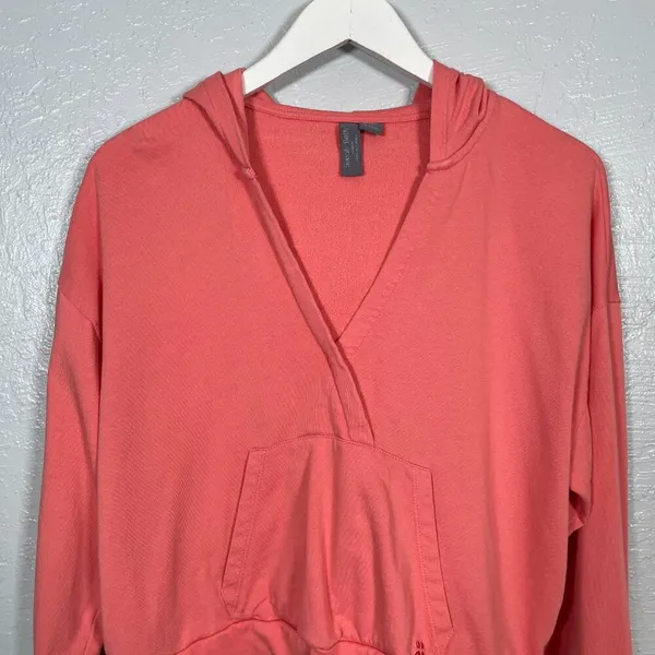 Sweaty Betty Women 4-6 Pink Orange After Class Relax Pullover Hoodie Athleisure - Image 4