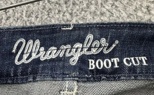 Wrangler Mae Bootcut Jeans Mid Rise Cotton Blend Western Rodeo Cowgirl 13 x 33.5 - Image 3