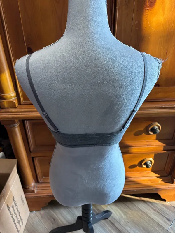 Aerie Sparkling Sequin Gray Bralette, Sz S - Image 2