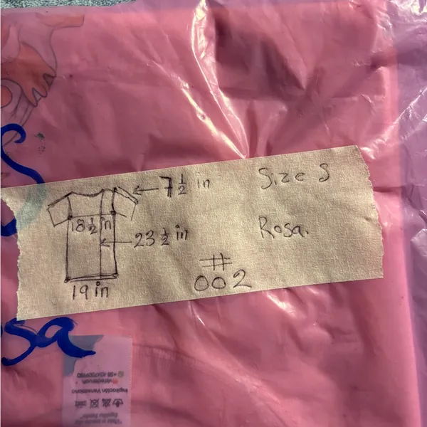 Viste Ruah St Joseph Pink Graphic T-Shirt Size S San Jose Religious Tee NWOT - Image 8