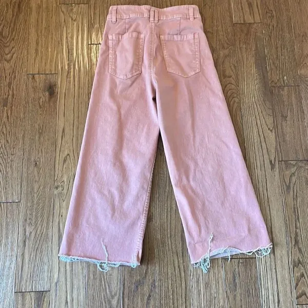 Black Tape orange high rise wide leg culotte jeans 28 - Image 8