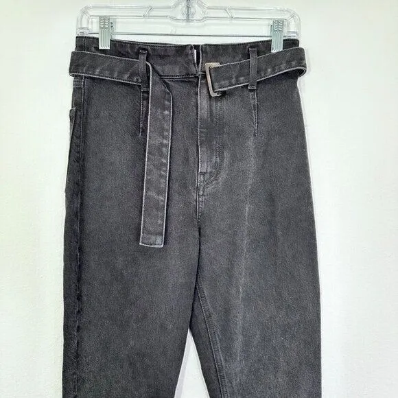 Reformation Size 26 Jeans‎ High & Skinny Erie Dark Wash Denim Belted High Waist - Image 9