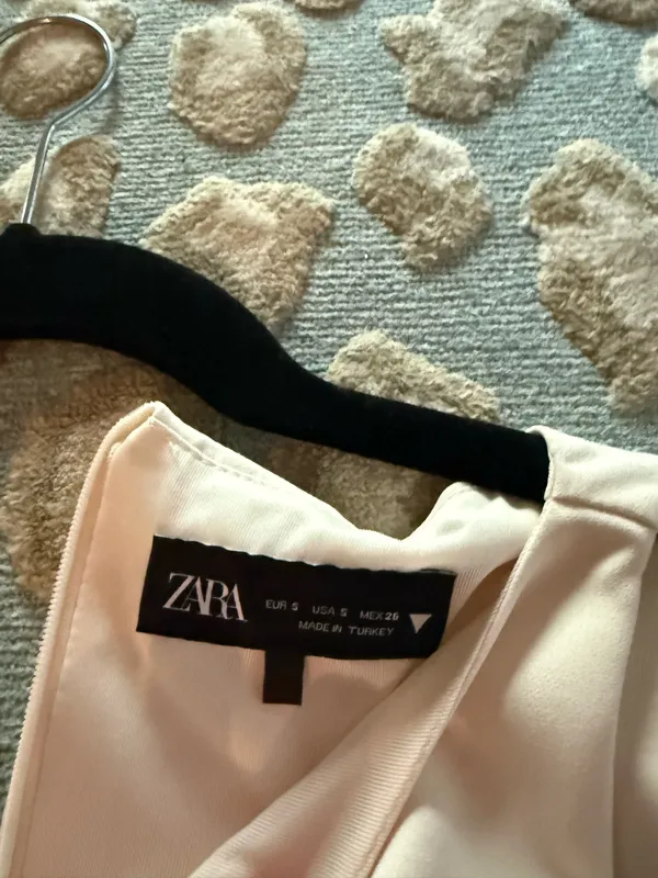 Zara belted pleated jumpsuit dress - Image 3